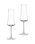 Stem Zero Set of 2 Volcano Champagne Glasses