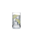 Club Ice Set of 4 High Ball Glasses Small with Frosted Ripple Effect