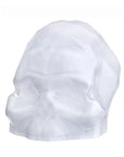 Memento Mori Faceted Skull Opal White Large - NUDE EU
