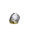 Memento Mori Faceted Skull Gold Coated Small