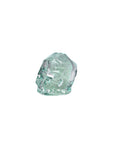 Teschio sfaccettato Memento Mori verde luminoso piccolo