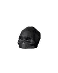 Memento Mori Faceted Skull Sandblasted Black Small - NUDE EU