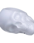 Memento Mori Faceted Skull Bowl Opal White Large - NUDE EU