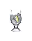 Red Or White Set of 2 Water Glasses