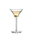 Vintage Set of 2 Martini Glasses Rounded