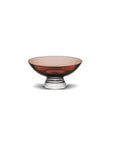 Nude Glass Silhouette Bowl small in caramel lead-free glass