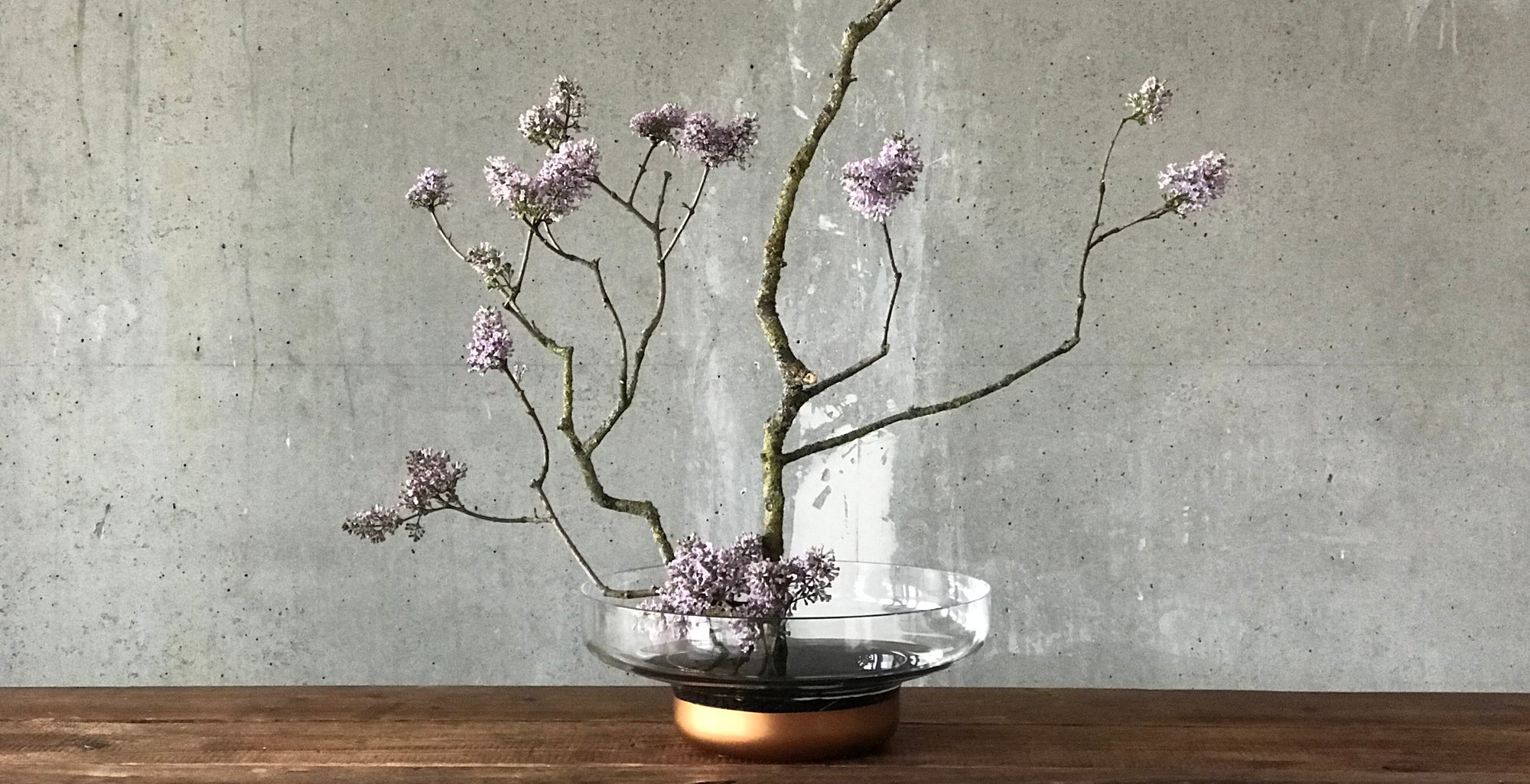 #TogetherIsBeautiful - NUDE Ikebana Slanting Moribana