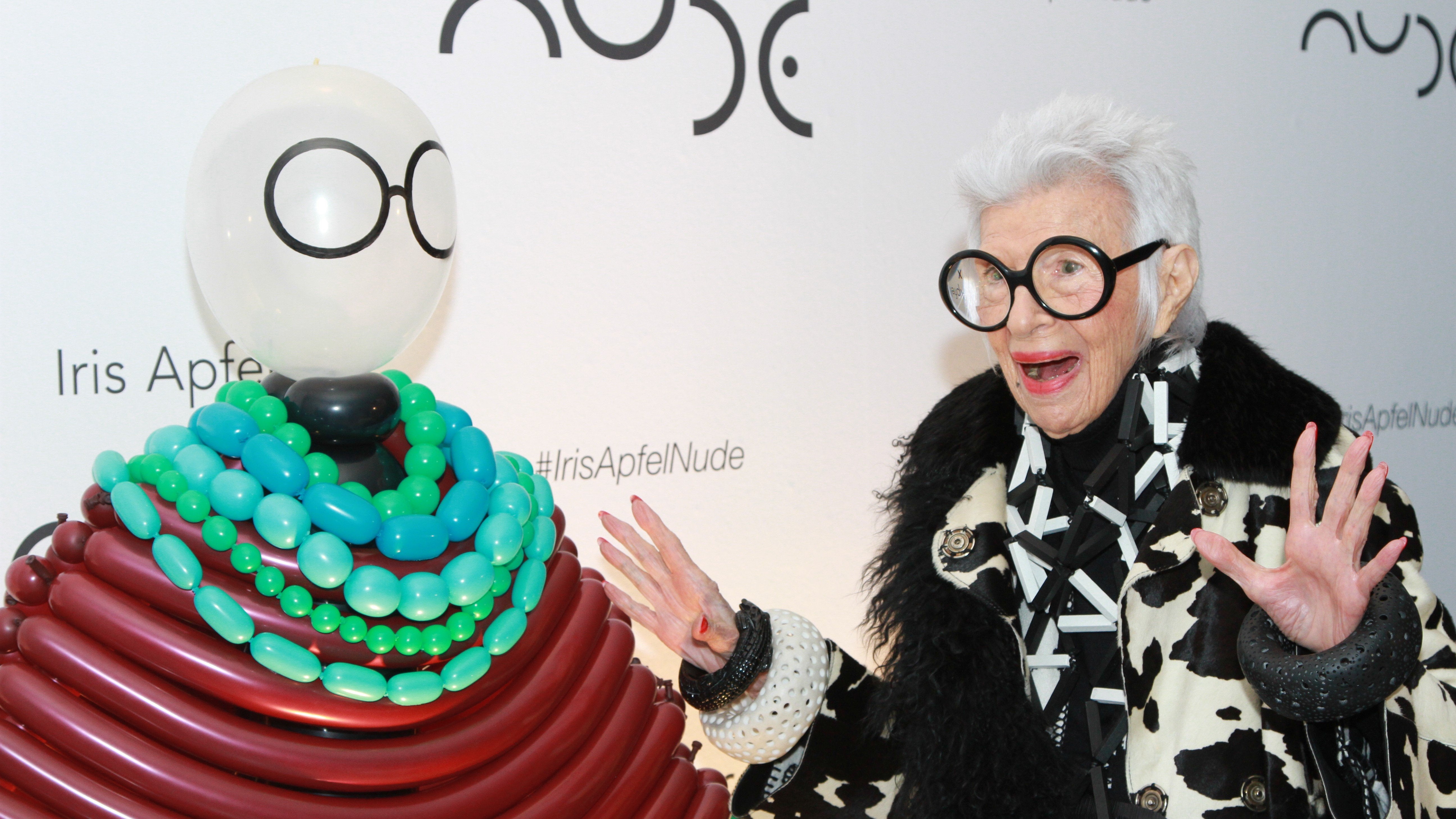 Iris Apfel X NUDE - The launch event in NYC