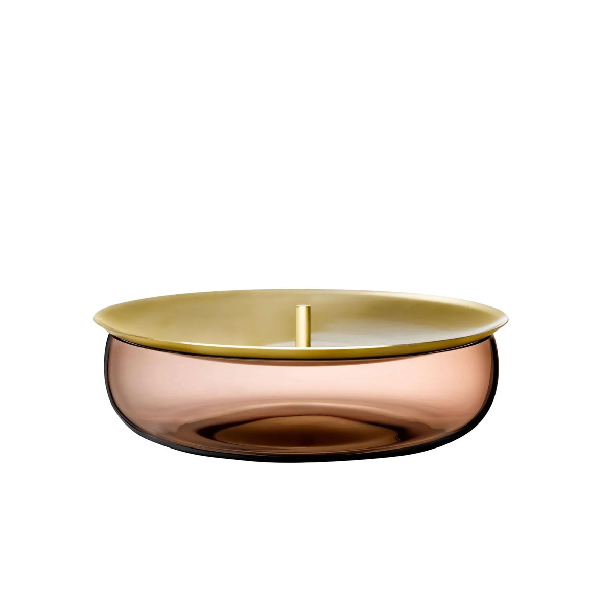 Beret Storage Box Medium with Brass Lid - NUDE EU