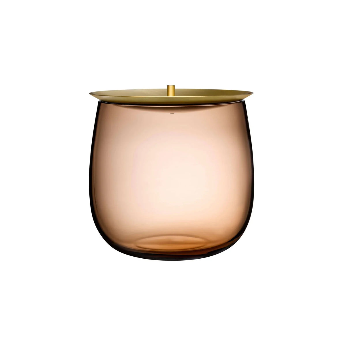 Beret Storage Box Large with Brass Lid - NUDE EU