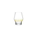 Beak Set of 2 Glasses Striped - NUDE EU