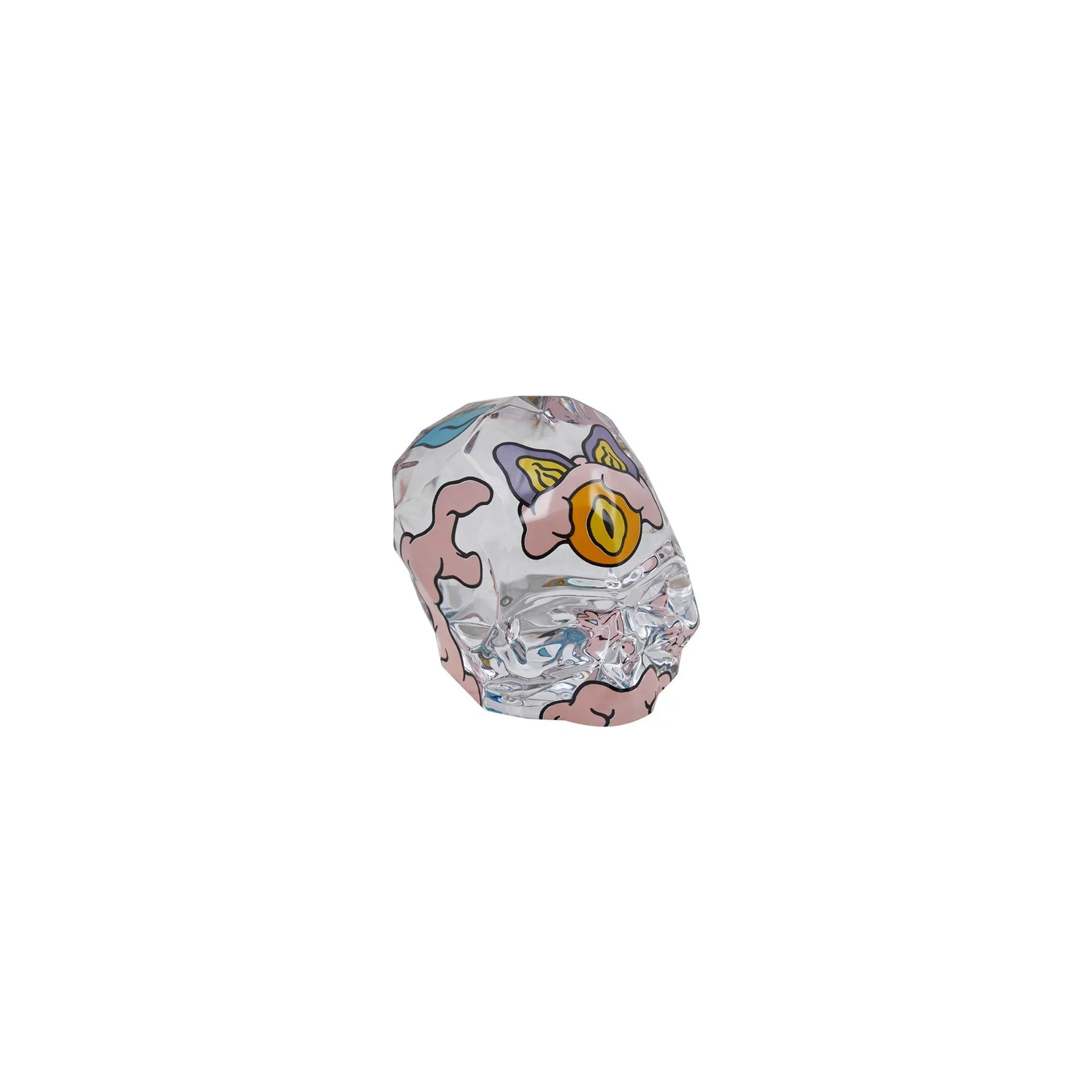 Memento Mori Rock & Pop Faceted Skull Small by Cins3000 - NUDE EU