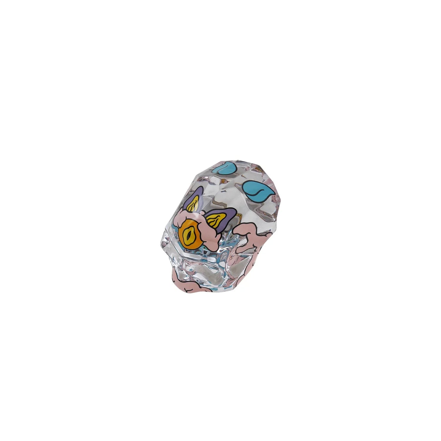 Memento Mori Rock & Pop Faceted Skull Small by Cins3000 - NUDE EU