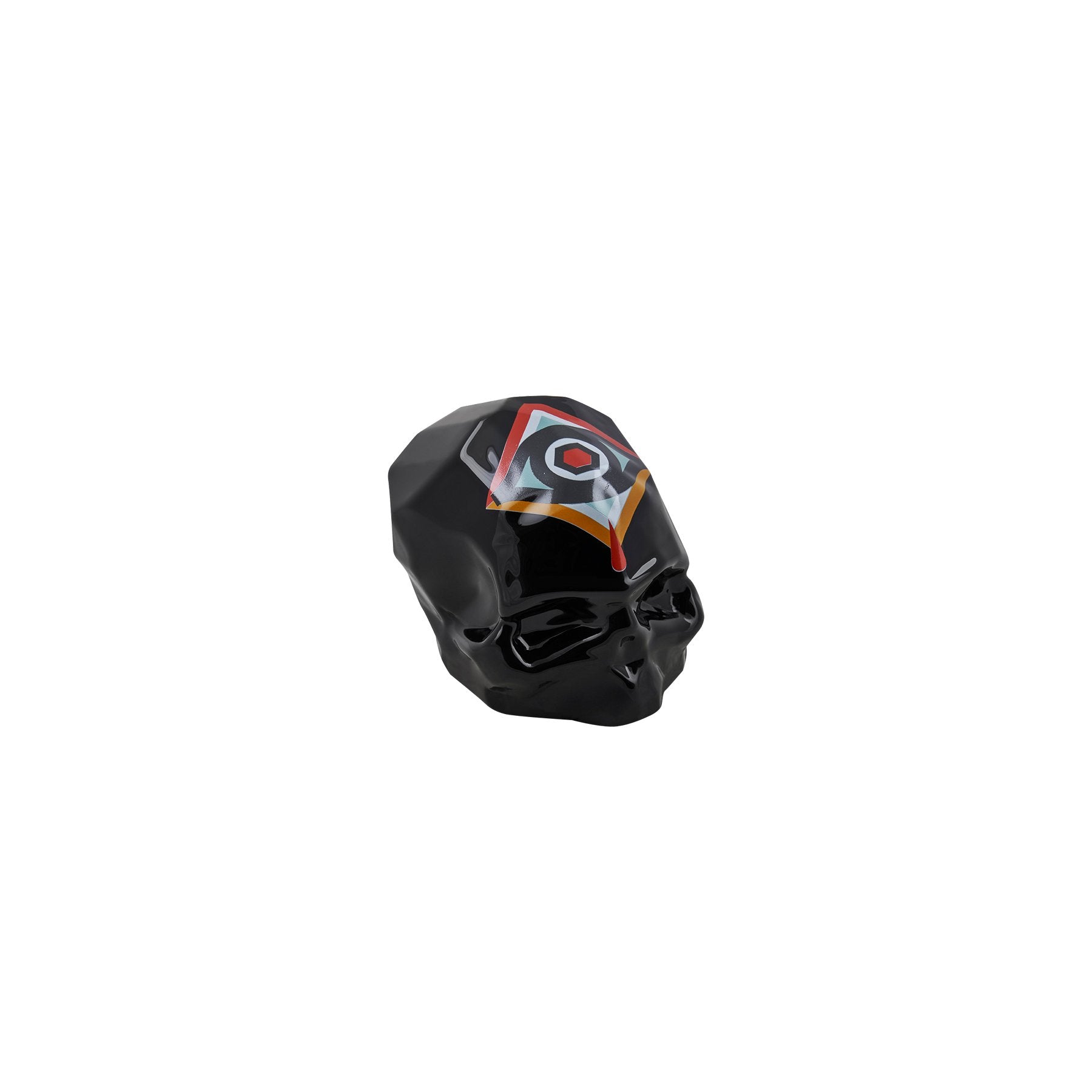 Memento Mori Rock &amp; Pop Faceted Skull Small by Luca Font