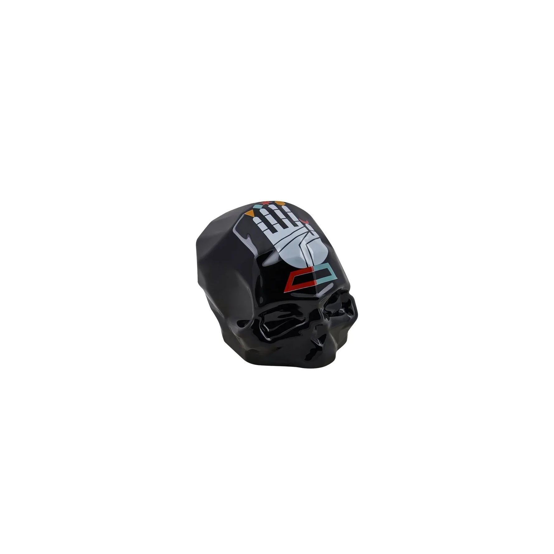 Memento Mori Rock & Pop Faceted Skull Small by Luca Font - NUDE EU