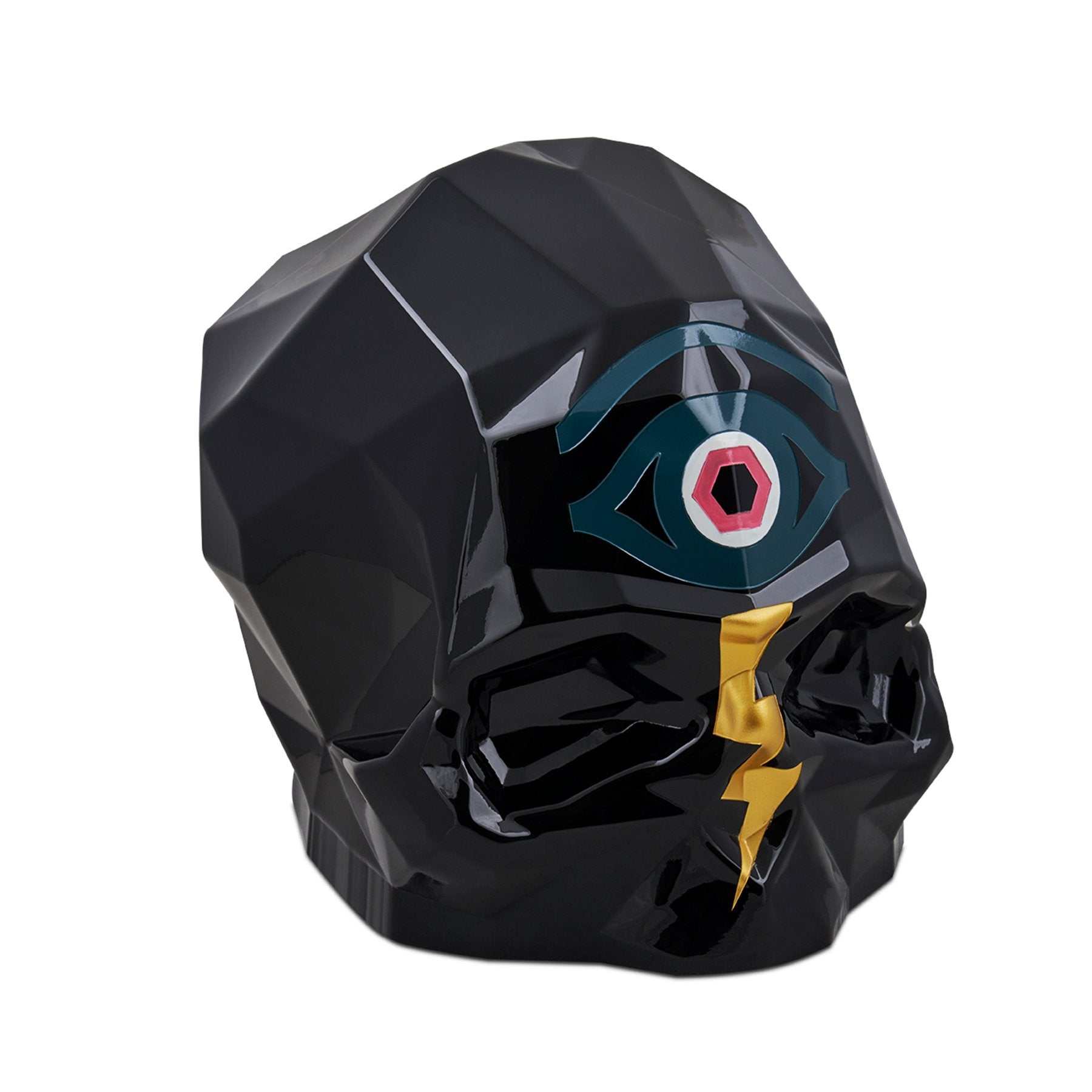 Memento Mori Rock &amp; Pop Faceted Skull Large by Luca Font