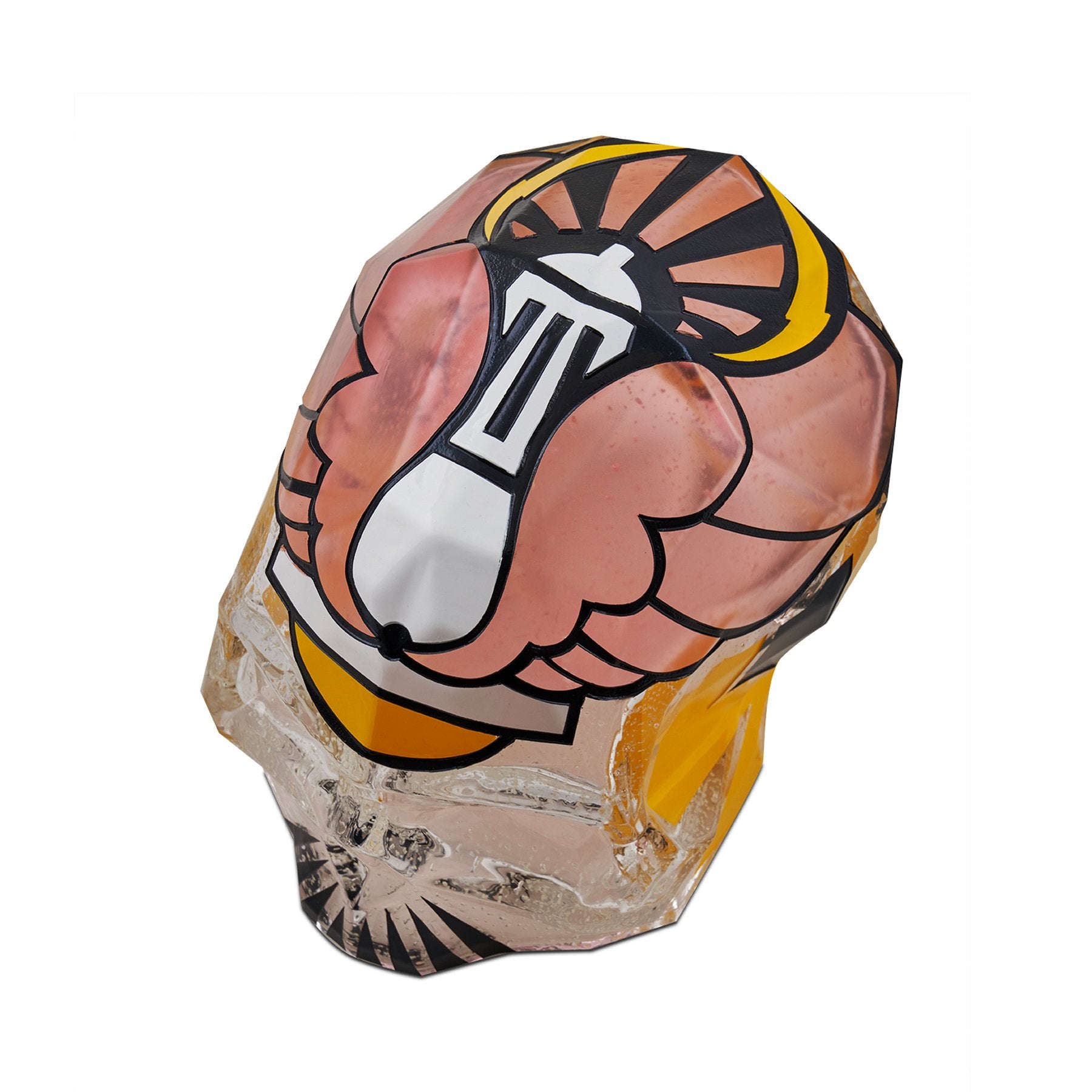 Memento Mori Rock &amp;amp; Pop Teschio Sfaccettato Grande di Kien