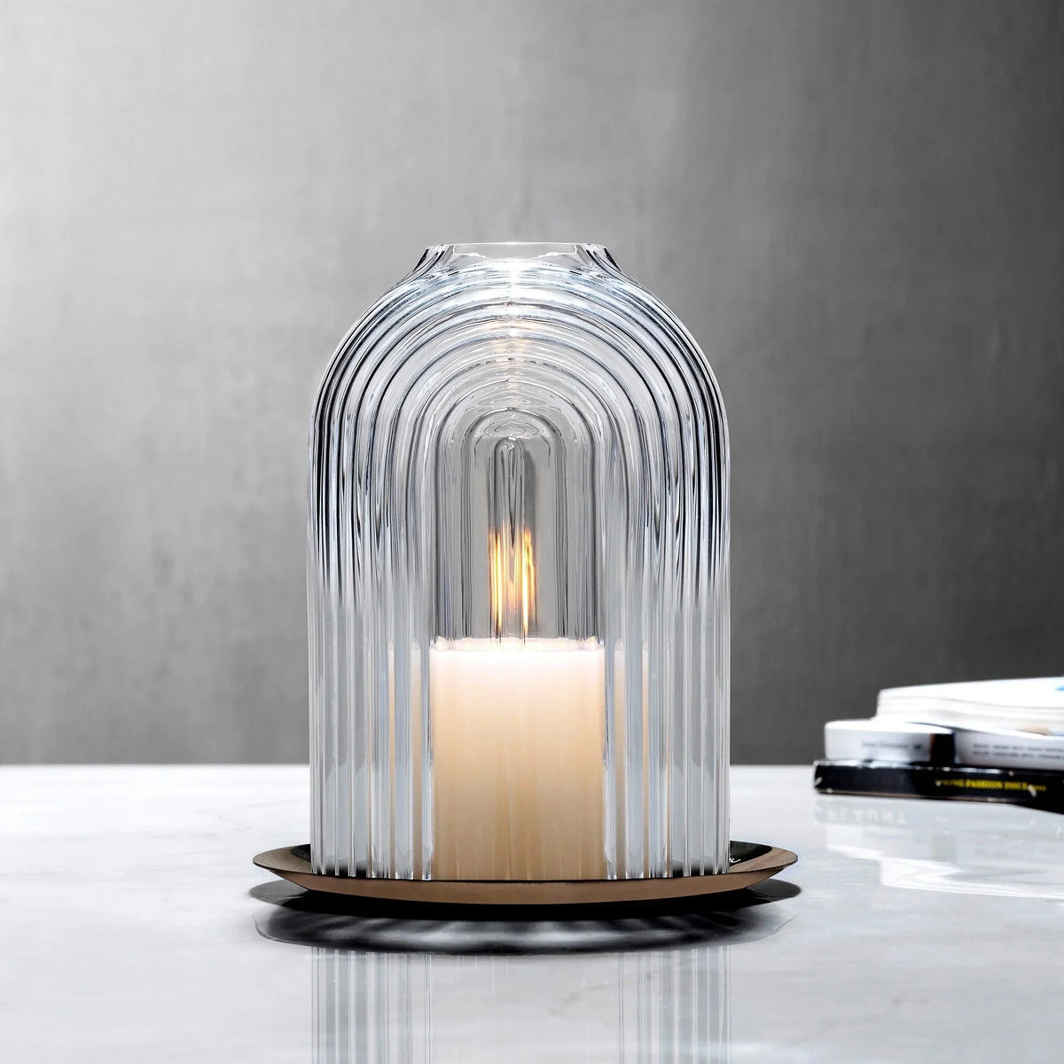 Ilo Candleholder medium - NUDE EU