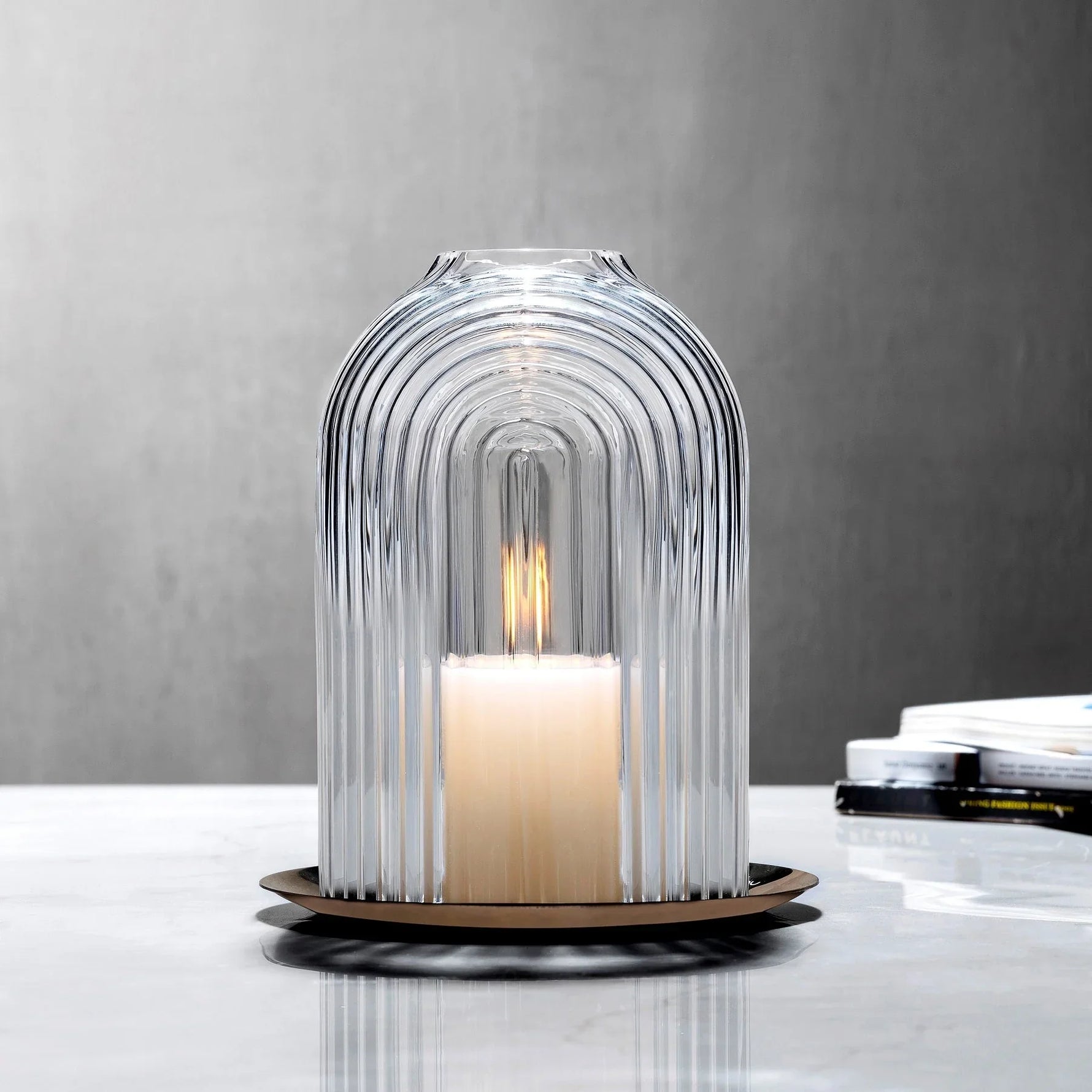 Ilo Candleholder medium - NUDE EU