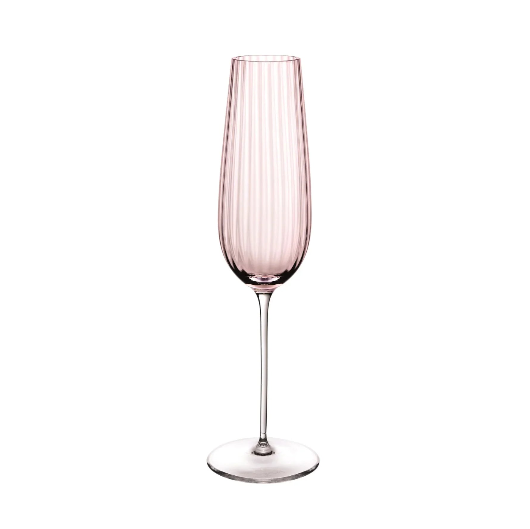 Round Up Dusty Rose Set of 2 Sparkling wine glasses - NUDE EU