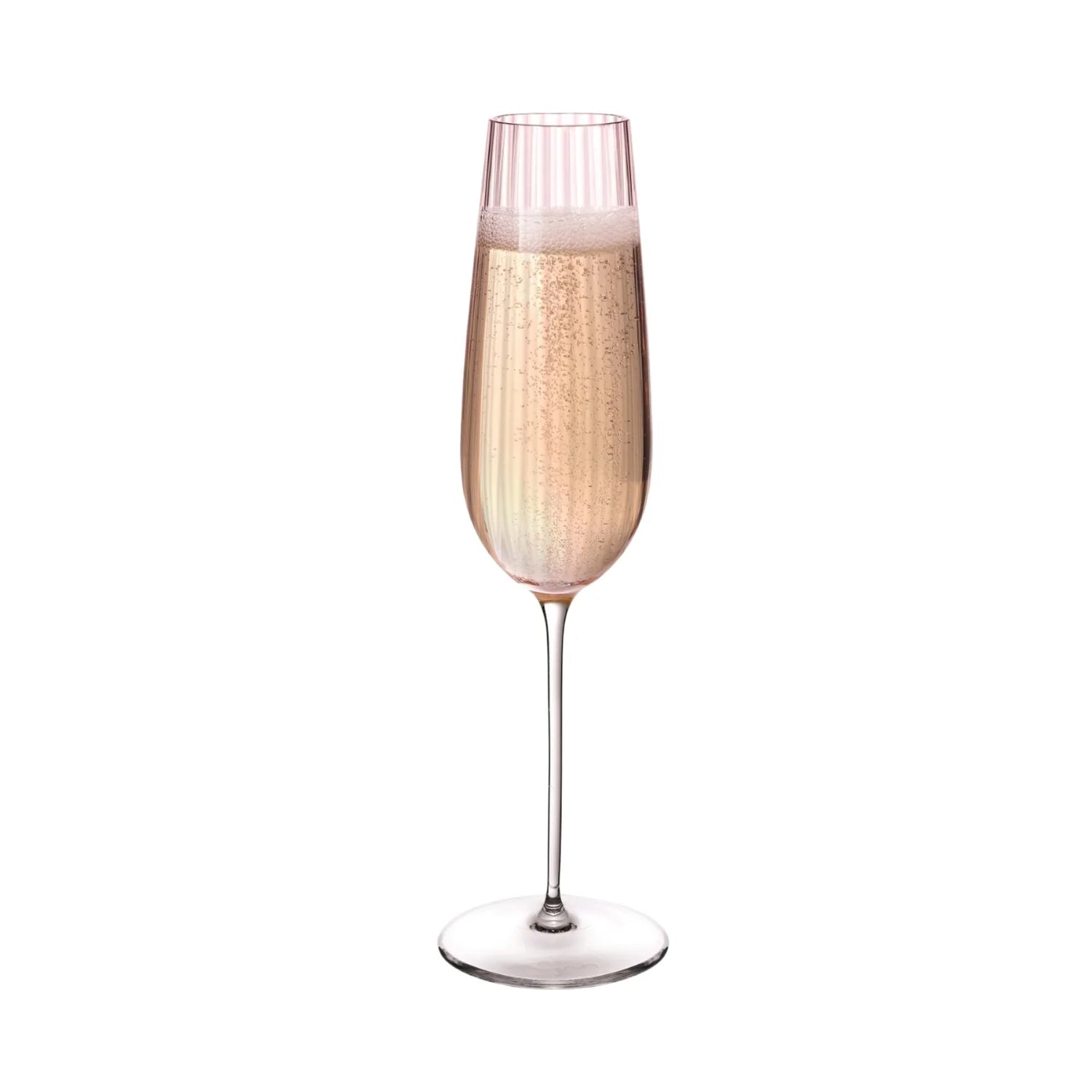 Round Up Dusty Rose Set of 2 Sparkling wine glasses - NUDE EU