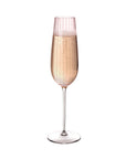 Round Up Dusty Rose Set of 2 Sparkling wine glasses