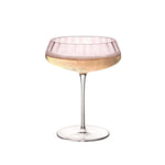 Round Up Dusty Rose Set of 2 Coupe glasses - NUDE EU