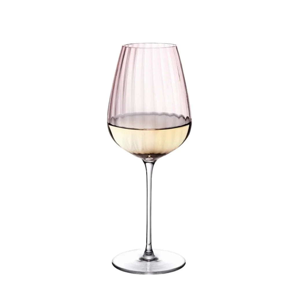 Round Up Dusty Rose Set of 2 White wine glasses - NUDE EU