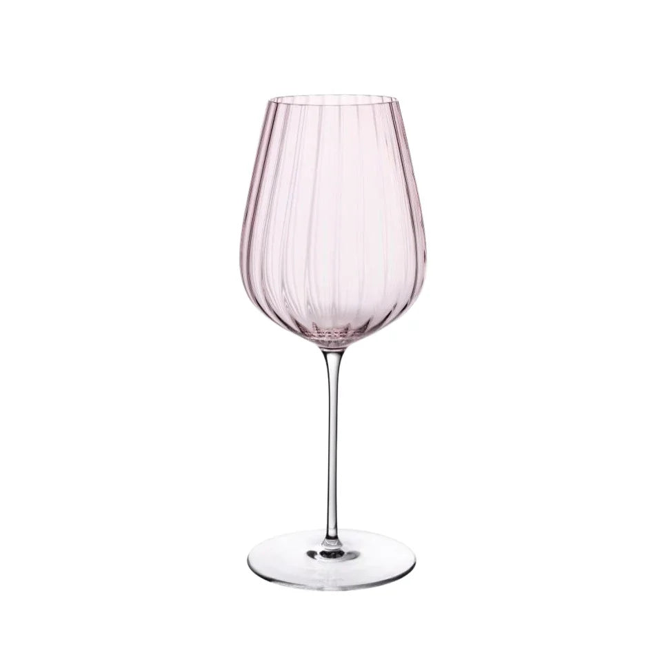 Round Up Dusty Rose Set of 2 Red wine glasses - NUDE EU