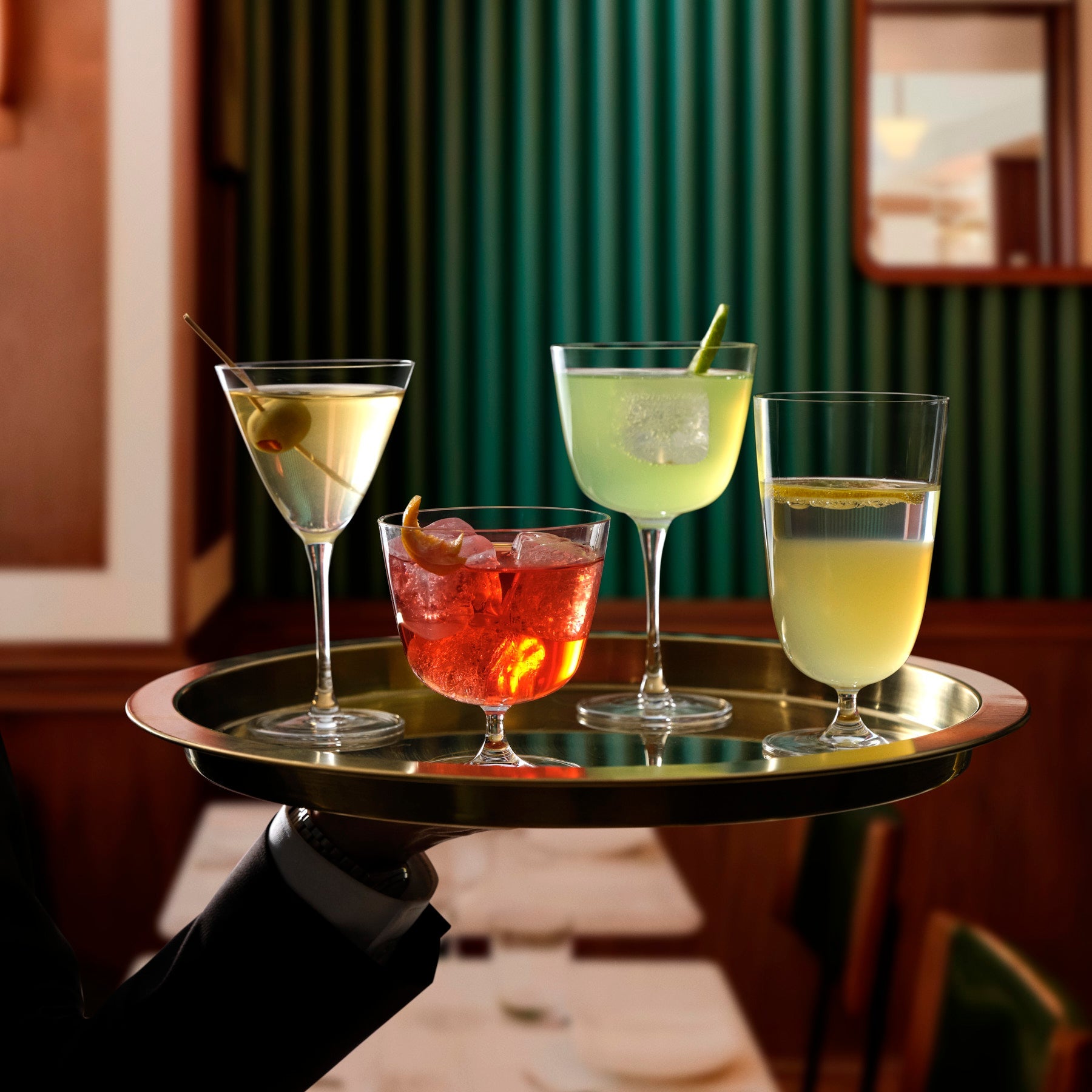 Bar/Giani Set of 2 Martini Glasses