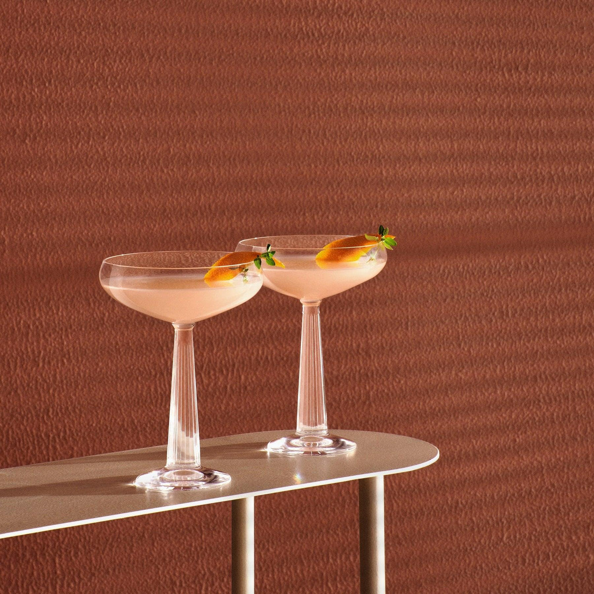 Big Top Set of 2 Coupe Glasses - NUDE EU