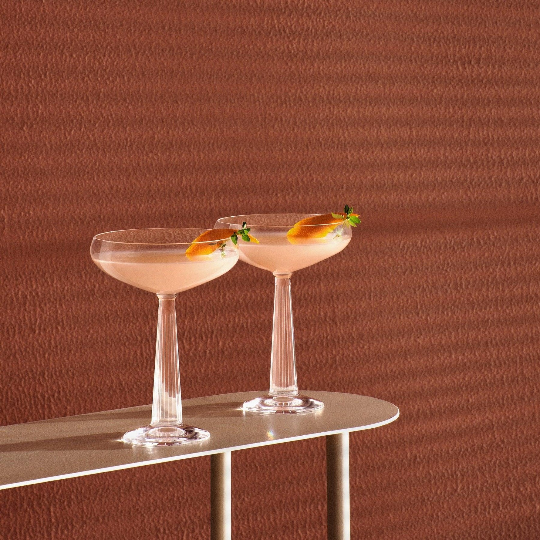 Big Top Set of 2 Coupe Glasses - NUDE EU