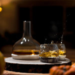 Chill Whisky Tumbler With Marble Base - NUDE EU