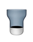 Contour Vase Wide Steel Blue