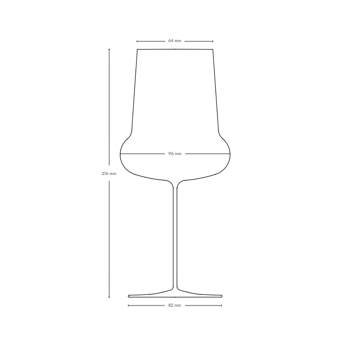 Ghost Zero Belly Red Wine Glass - NUDE EU