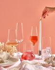 Stem Zero Set of 2 Flute Champagne Glasses