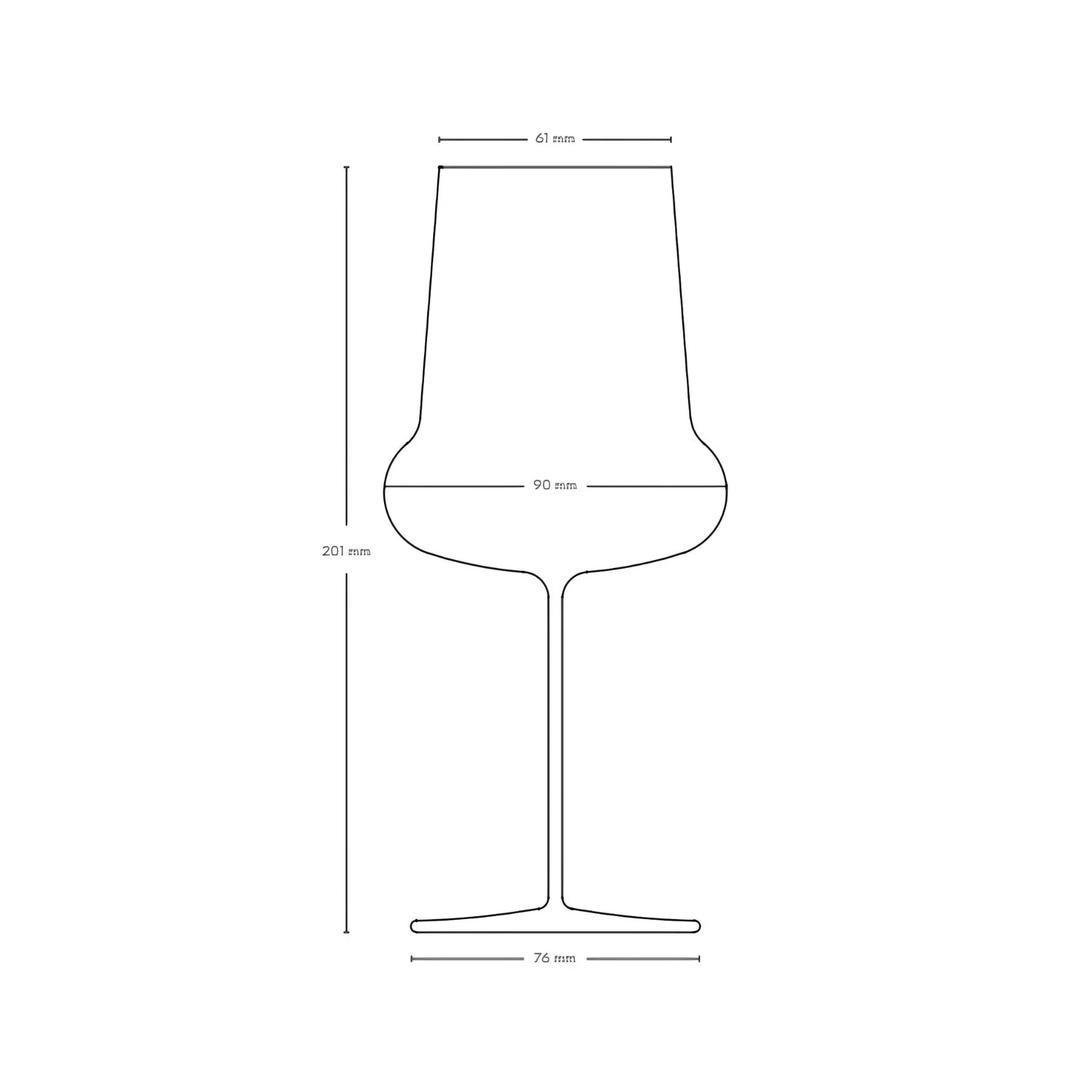 Ghost Zero Belly White Wine Glass - NUDE EU