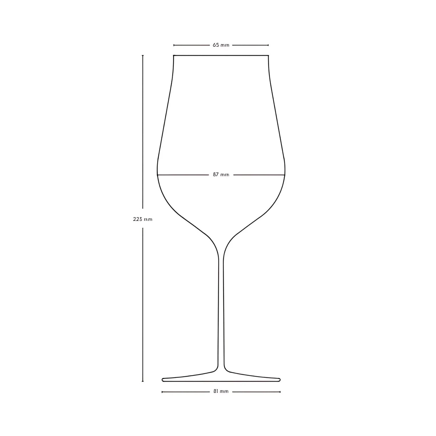 Ghost Zero Tulip Red Wine Glass - NUDE EU