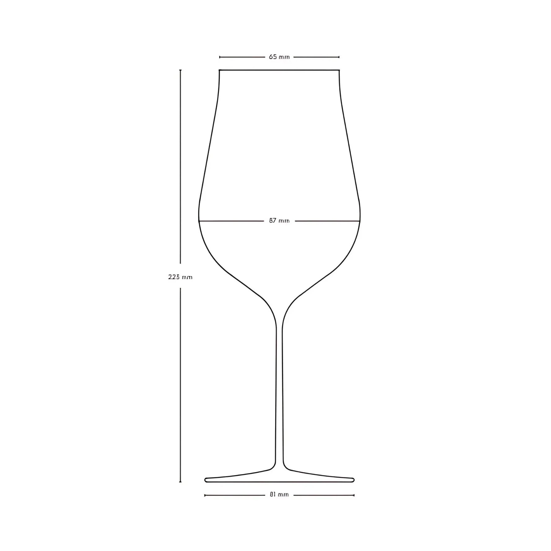 Ghost Zero Tulip Red Wine Glass - NUDE EU