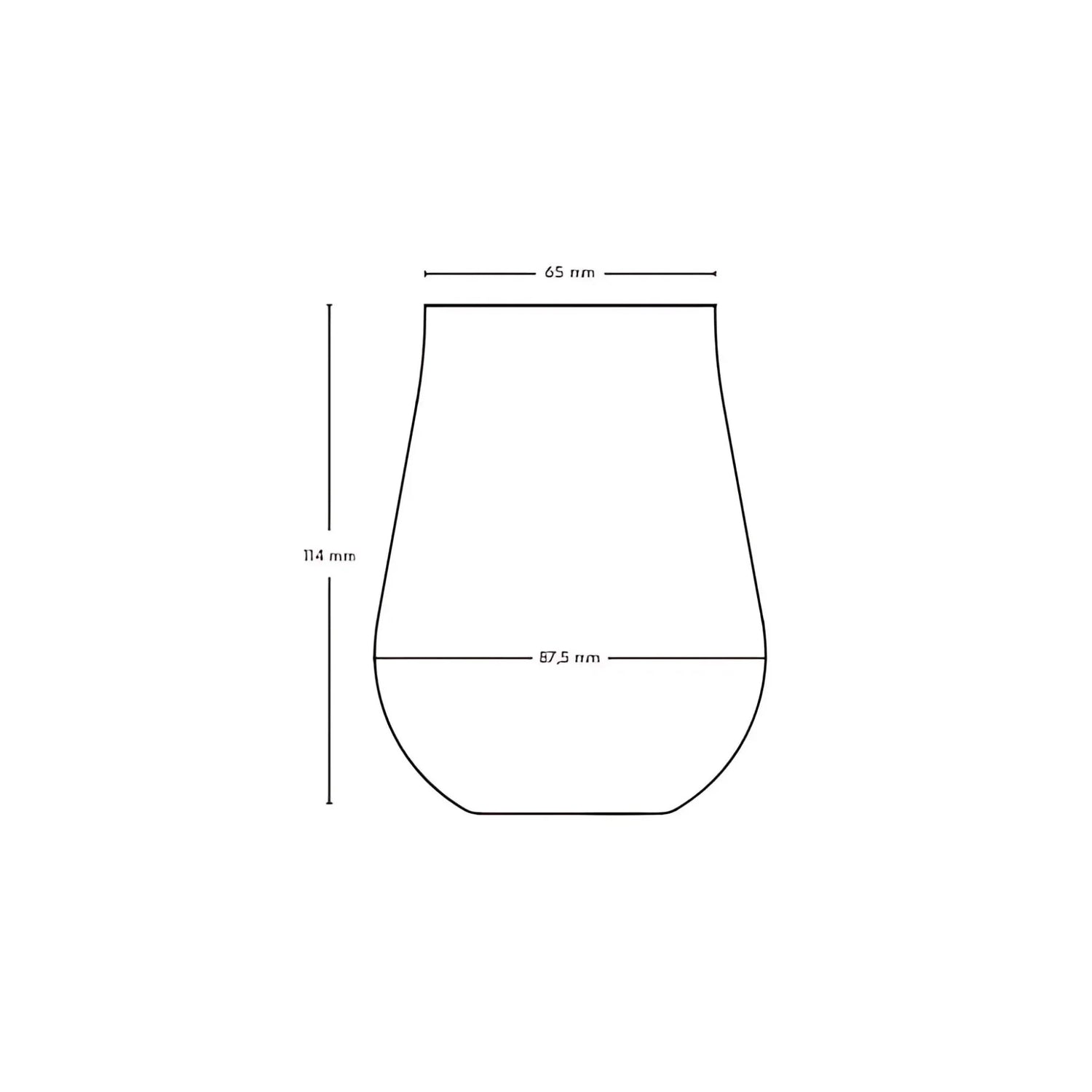 Ghost Zero Tulip Set of 2 Glasses - NUDE EU
