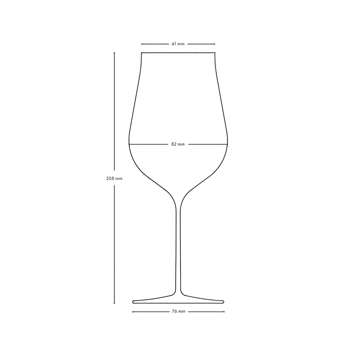 Ghost Zero Tulip White Wine Glass - NUDE EU