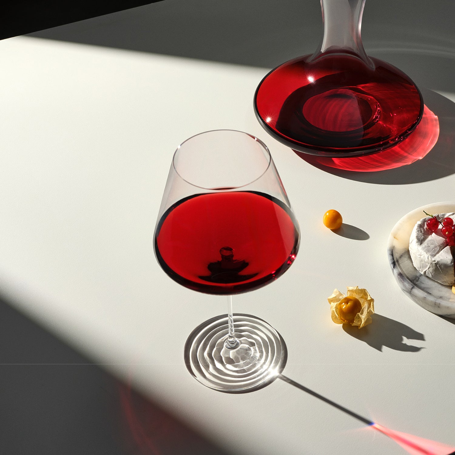 Splash Set of 2 Red Wine Glasses
