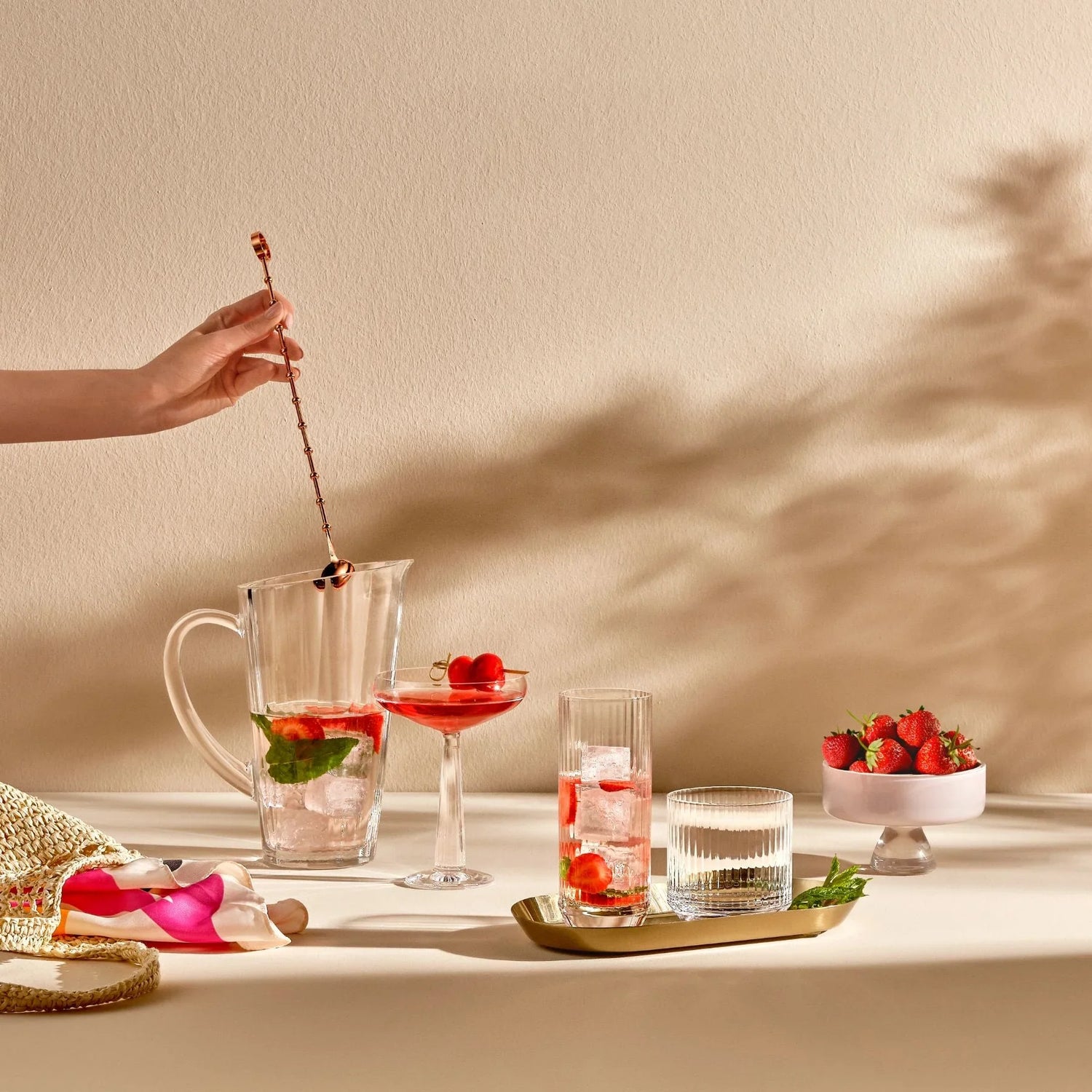 Big Top Set of 6 High Ball Glasses 430 cc - NUDE EU