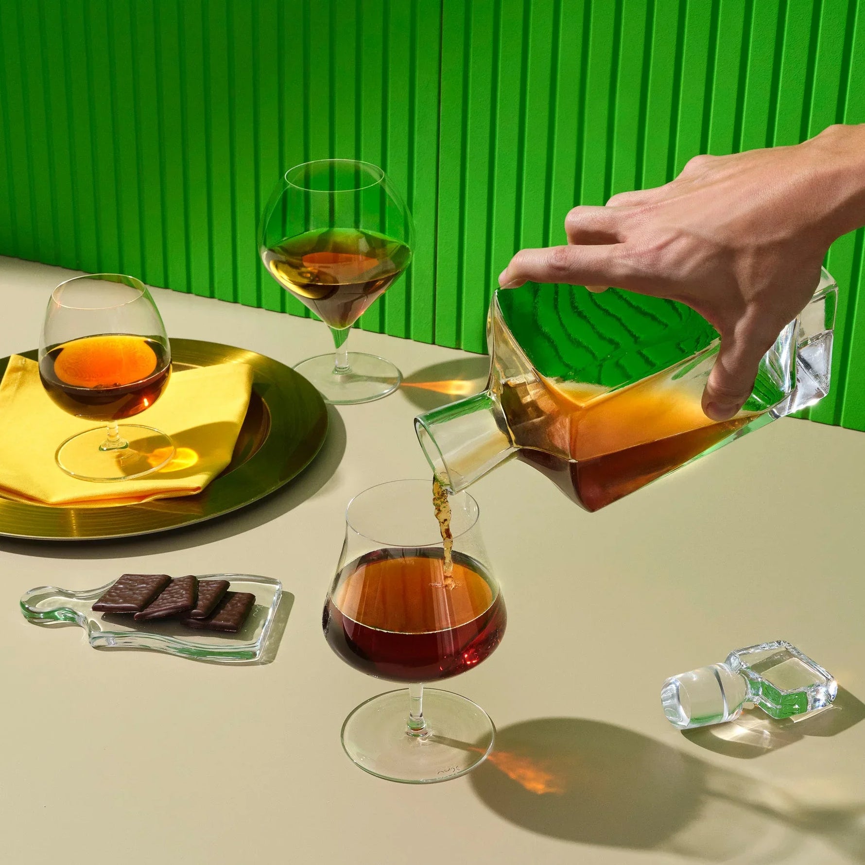 Fantasy Set of 2 Cognac Glasses - NUDE EU