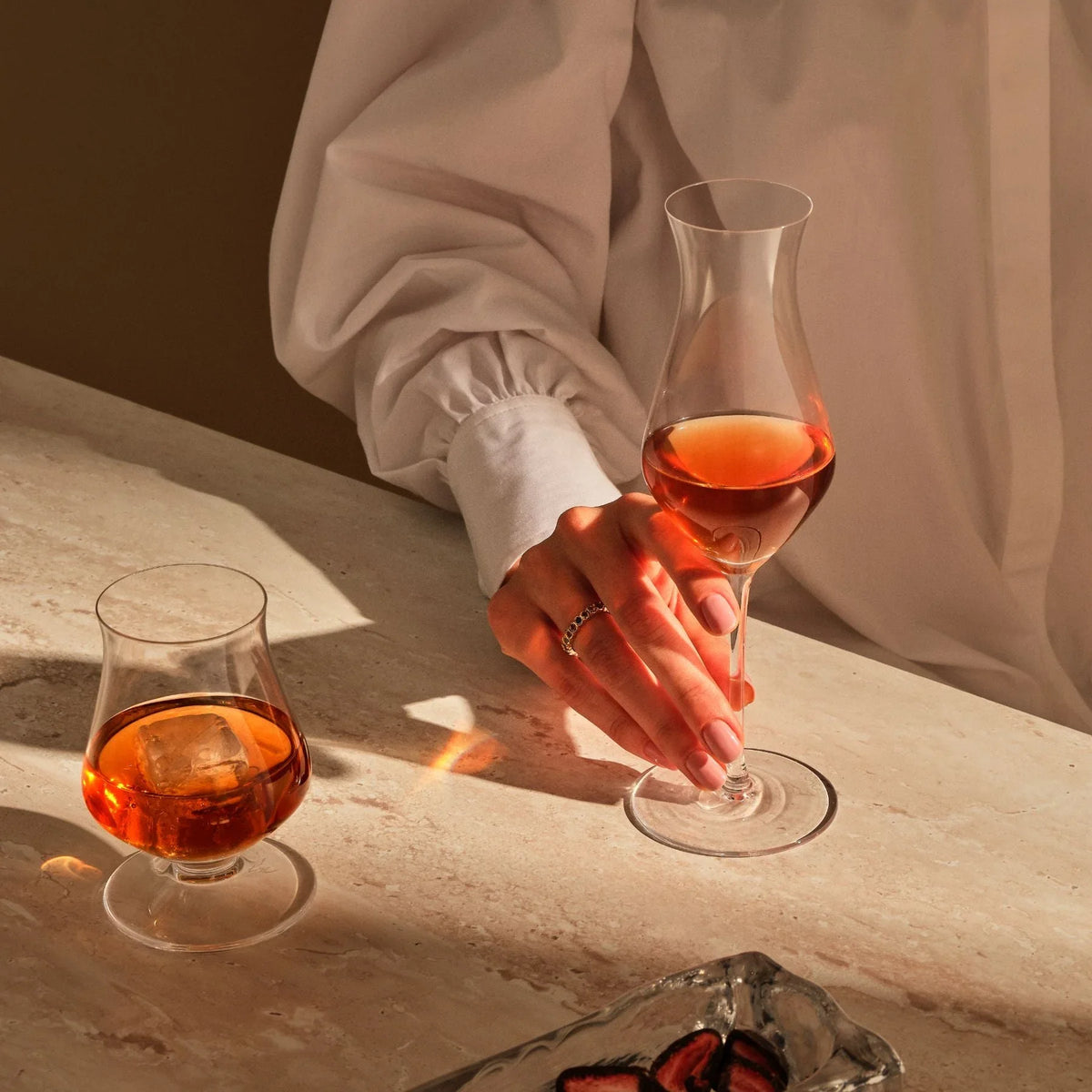 Islands Set of Two Whisky Tasting Glasses Short - NUDE EU