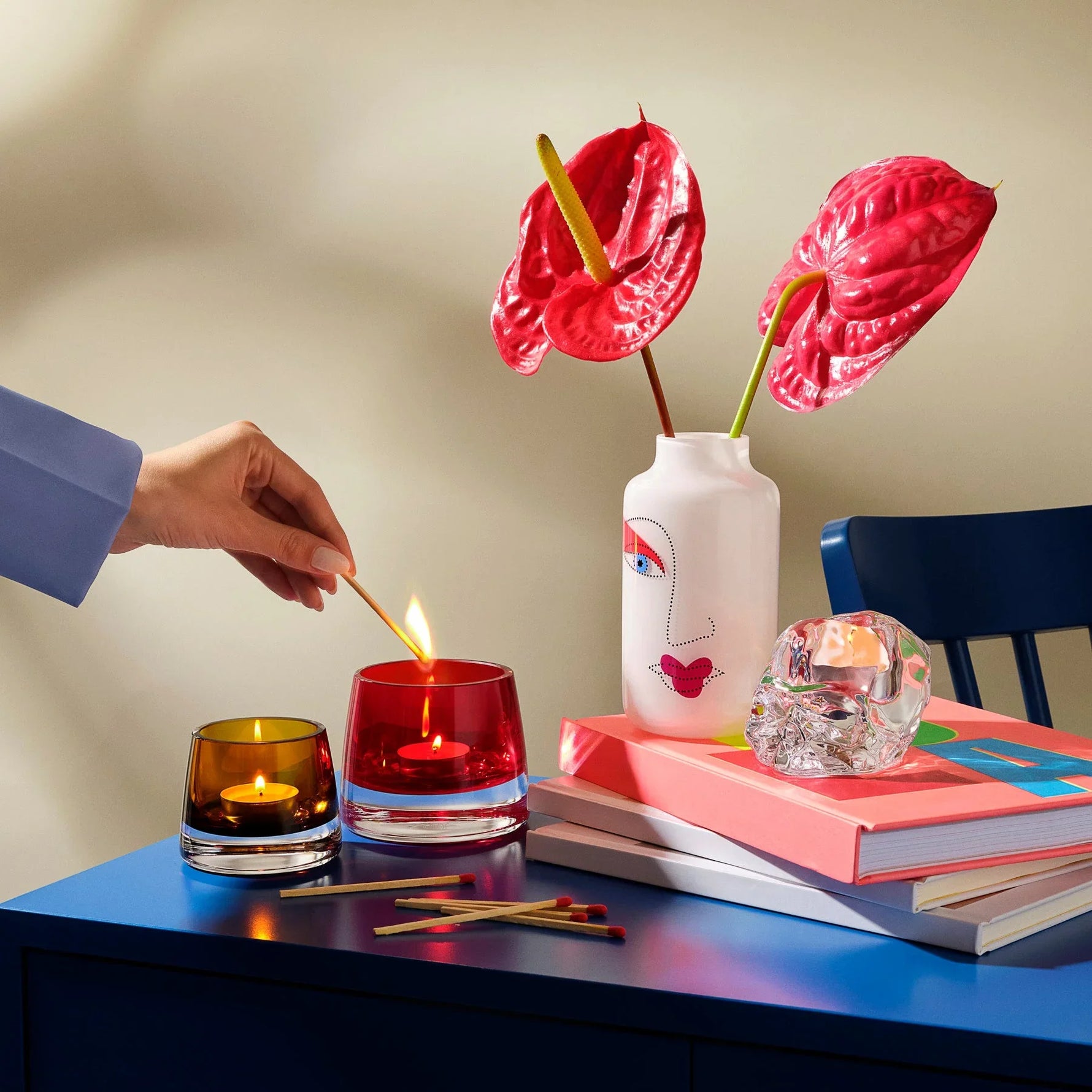 Memento Mori Tealight Holder - NUDE EU