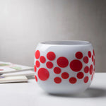 Mono Box Vase Medium Polka Dotted - NUDE EU