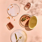 Colored U Set of 4 tumblers - NUDE EU