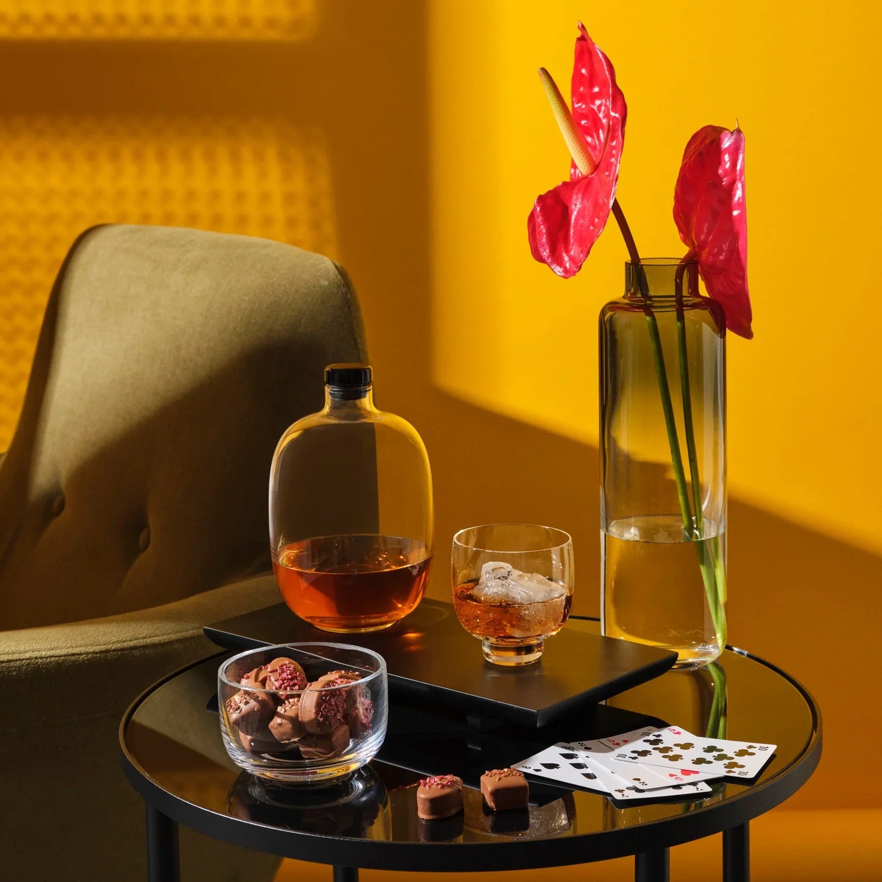 Malt Gift set with wooden tray - NUDE EU