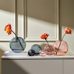 Mars Vase Large Steel Apricot - NUDE EU